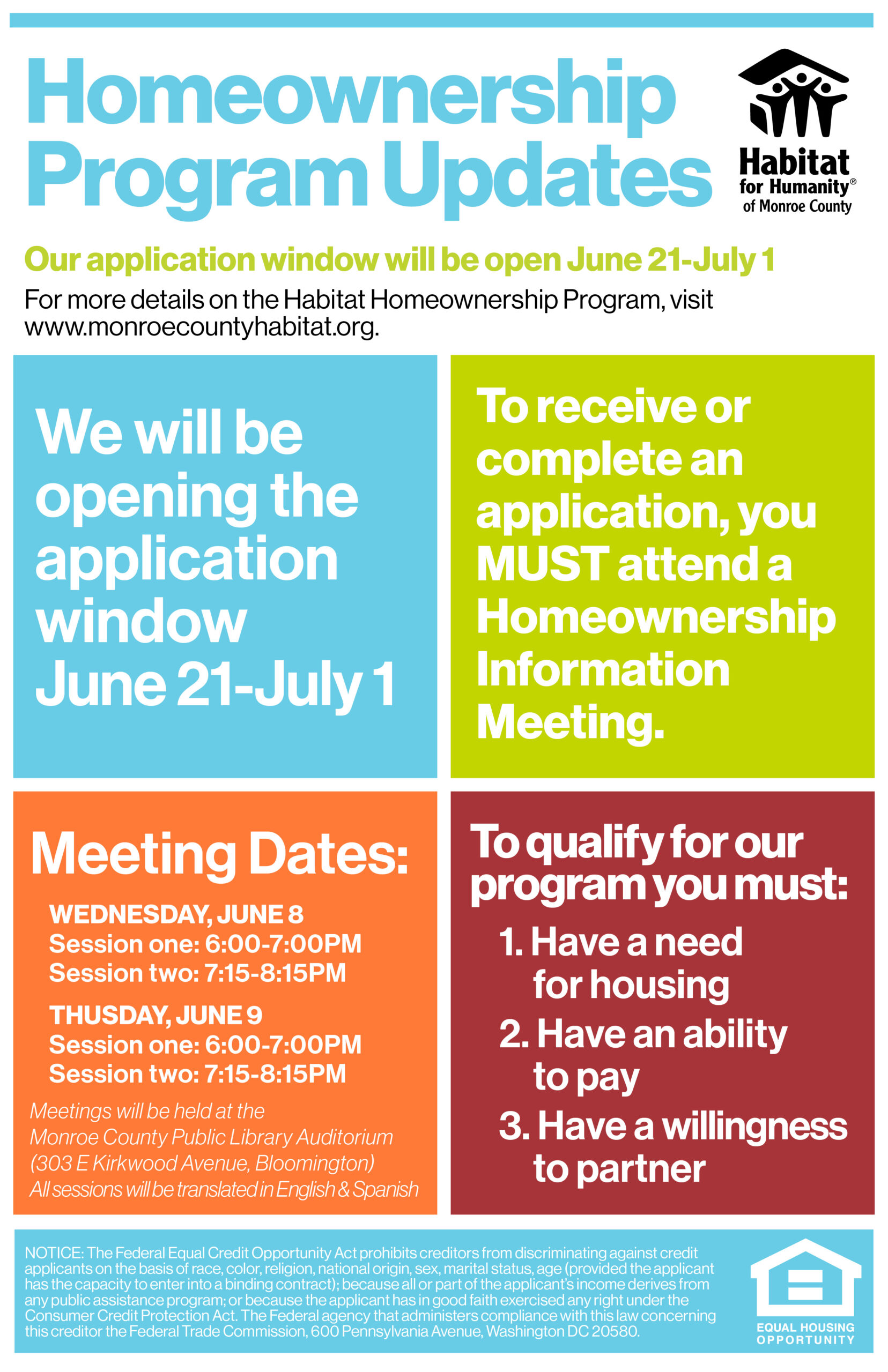 Homeownership Program Application Window To Open June 21 July 1   2022 Open Application Flyer Vt English Scaled 