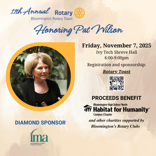 Rotary Toast to Honor Pat Wilson