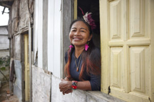 Habitat homeowner in Comunidade Nova Vida, Manaus, Brazil