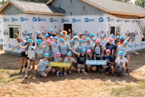 Habitat for Humanity volunteers at Women+ Build 2026.